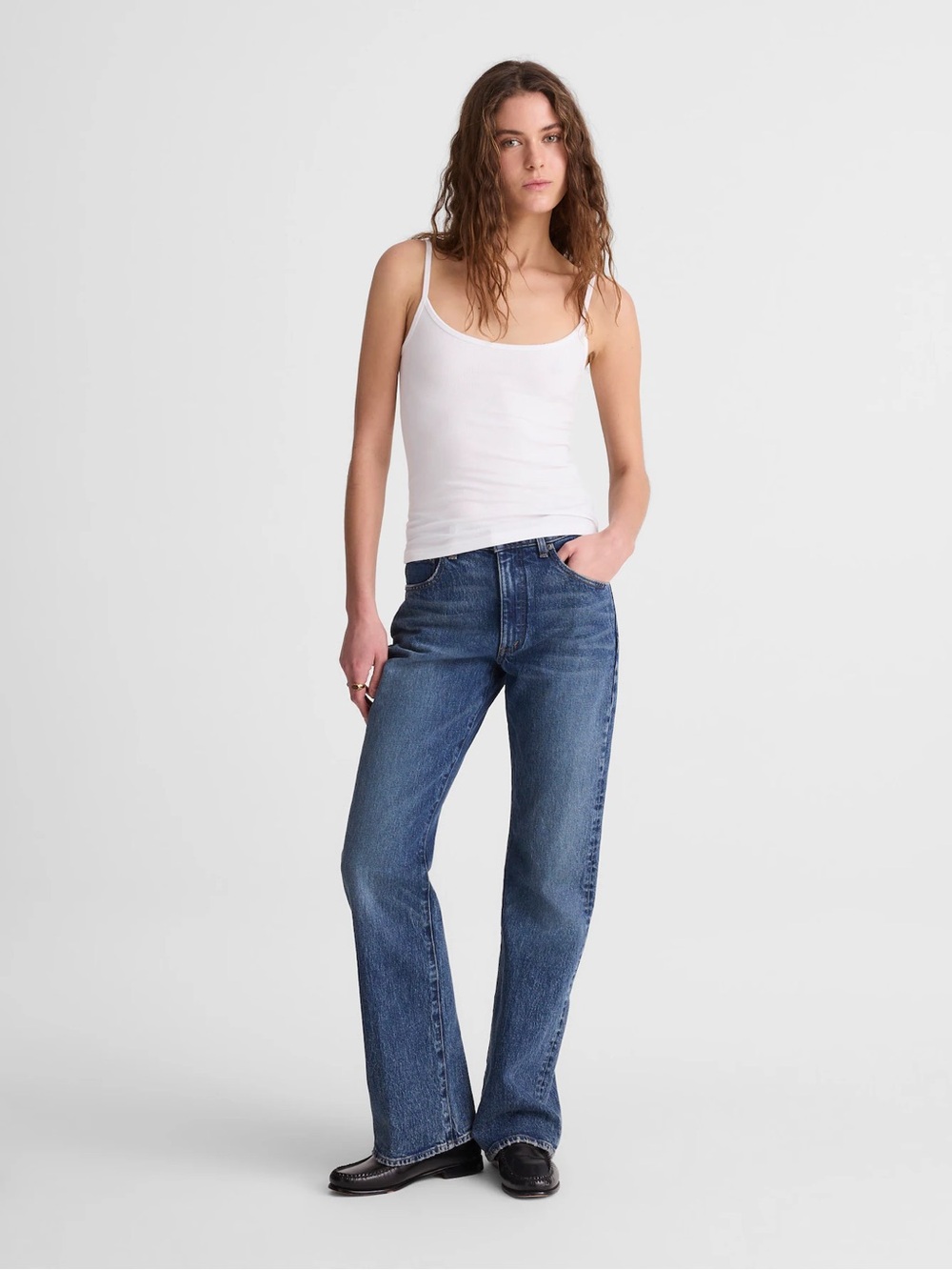 Madewell The 9-9 Cami in LuxeRib - Picture 2 of 7